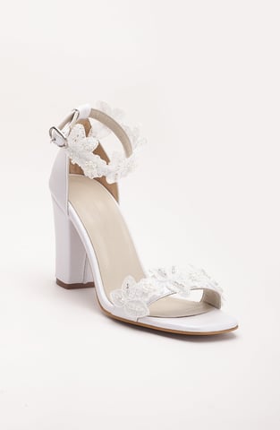 Vivian Lace Bridal Leder Sandalen (Women)