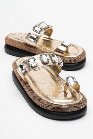 Evans Jeweled Plateau Sandale