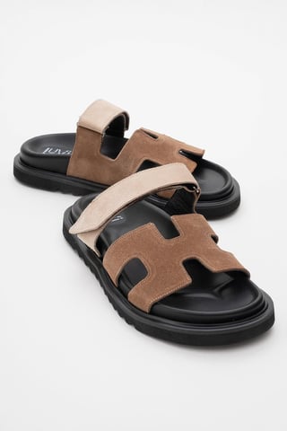 Morte Leder Slide Sandale (Women)