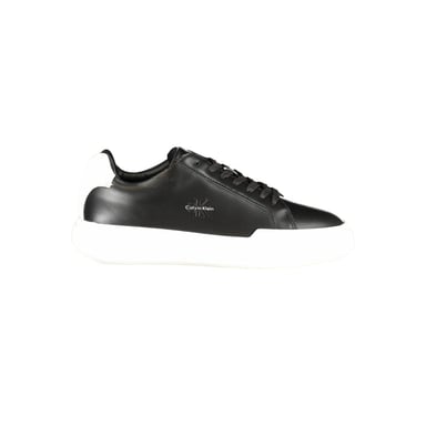 Calvin Klein Schwarze Leder Herren Sneaker