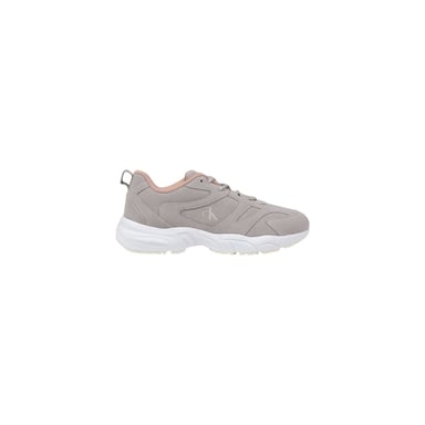 Calvin Klein Jeans Graue Künstliches Leder Sportliche Sneakers
