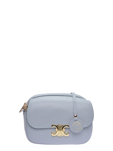 Luisa Vannini Turquoise Rindsledertasche - Blau