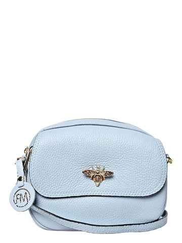 Roberta M Türkis Rindsledertasche