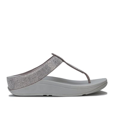 Fit Flop - "Isabelle" Sandalen für Damen, Zehentrenner (Silber)