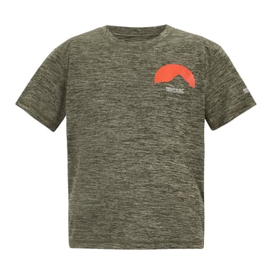 Regatta - "Alvarado" T-Shirt für Kinder (Dunkel-Khaki meliert)
