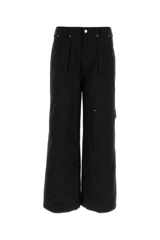Alexander Mcqueen Baumwoll-Cargohose - Schwarz