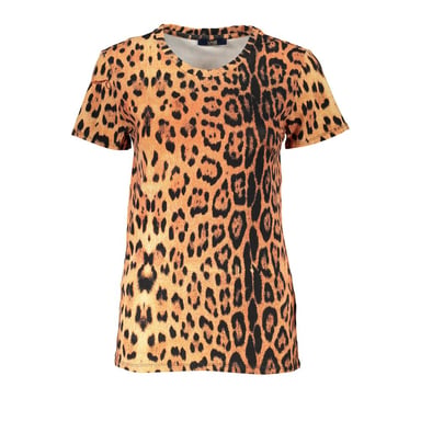 Cavalli Class Arancione Baumwolle Damen T-Shirt