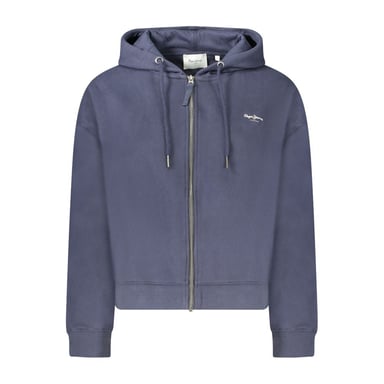 Pepe Jeans Blaue Baumwoll-Hoodie für Frauen