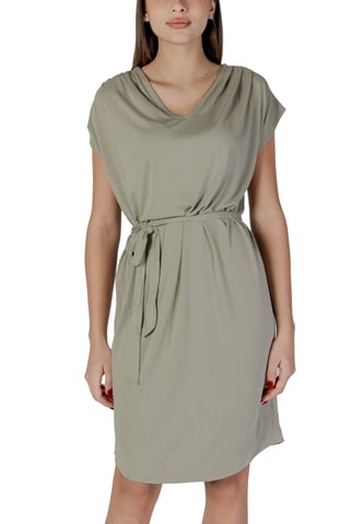 Lässiges V-Neck Mini-Kleid mit kurzen Ärmeln