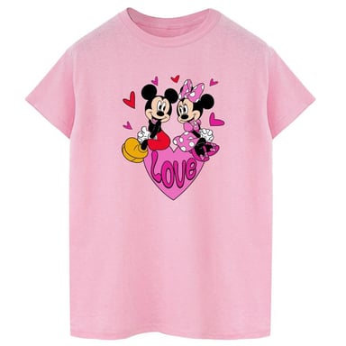 Disney - "Love Heart" T-Shirt für Damen (Babyrosa)