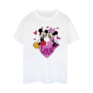 Disney - "Love Heart" T-Shirt für Damen (Weiß)