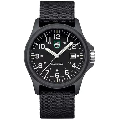 Luminox Schwarze Nylon Sportuhr