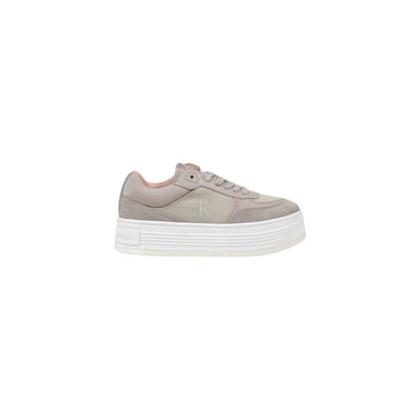 Calvin Klein Jeans Beige Recycelte Baumwoll-Plattform-Sneaker