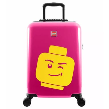 Lego 40L Farbbox Minifigur Kopf Pink Kabine Koffer