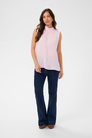 Ärmellose Bluse AileenSZ Ärmellose Bluse Gerade Passform
