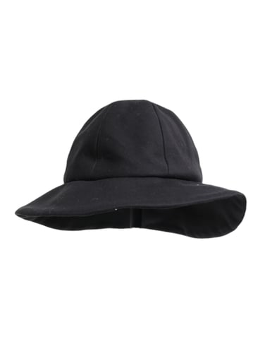 Dolce & Gabbana Schwarzer Baumwoll-Hut mit breiter Krempe