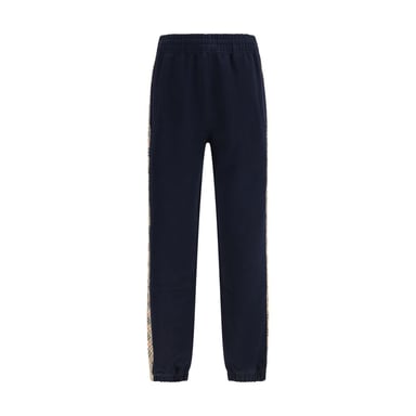 Burberry Blaue Baumwoll-Jogginghosen (Trainingshosen)