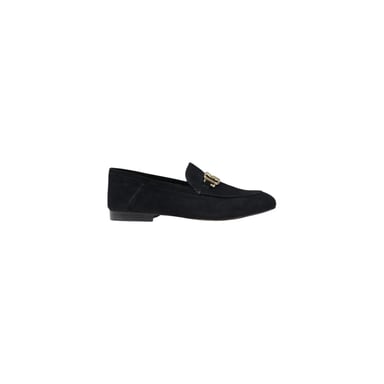 Guess Schwarze Leder Plateau-Pumps