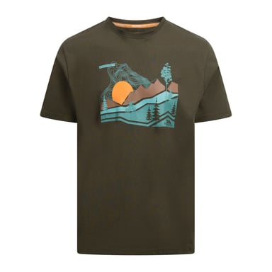 Trespass - "Murray" T-Shirt für Herren, Schnell trocknend (Dunkelrot)