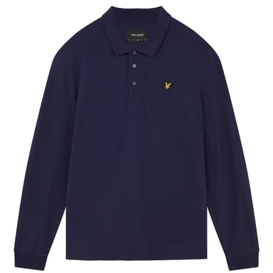 Lyle & Scott - Poloshirt für Herren, Langärmlig (Dunkles Marineblau)
