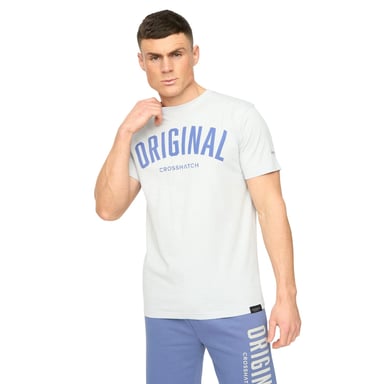 Crosshatch - "Kensby" T-Shirt für Herren (Hellblau)