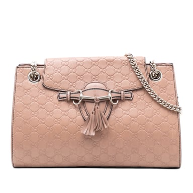 Gebrauchte große Guccissima Emily Schultertasche