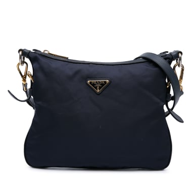 Gebrauchte Saffiano-besetzte Tessuto Zip-Top Crossbody-Tasche