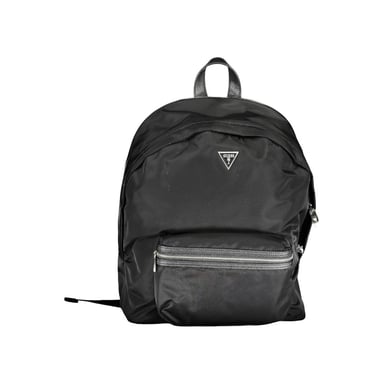 Guess Jeans Nero Nylon Herren Rucksack