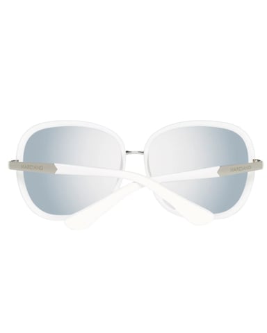Guess By Marciano Silberne Kunststoff-Sonnenbrille