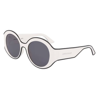 Longchamp Beige Eingegossene Sonnenbrille