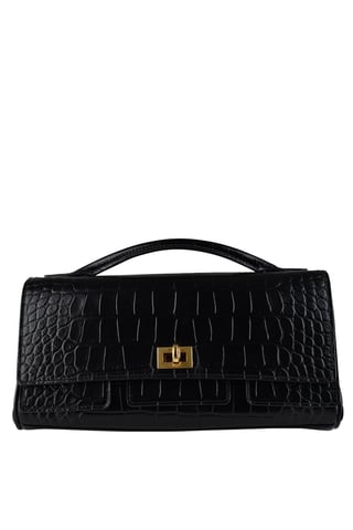 Balenciaga Bel Air Clutch Schwarz