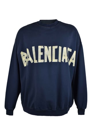 Balenciaga Sweatshirt Blau