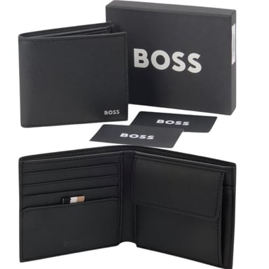 Hugo Boss Herren Lederbörse Zair_4cc Bifold Kreditkartenetui