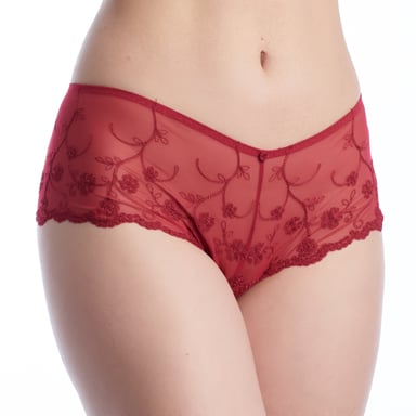 GALA Damen Brautunterhose, Culotte-Stil, String-Effekt mit Strümpfen
