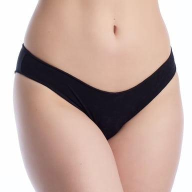Damen Bikini-Höschen aus floralem Jacquardstoff REBECA