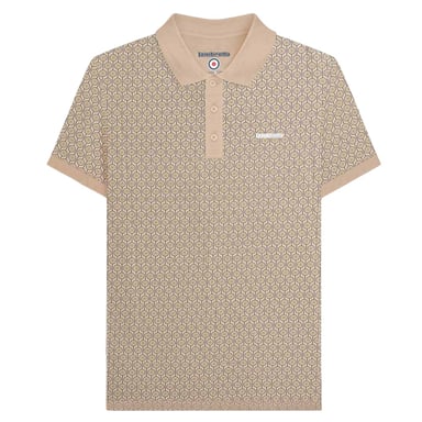 Lambretta - "AW24" Poloshirt für Herren (Steinfarben)