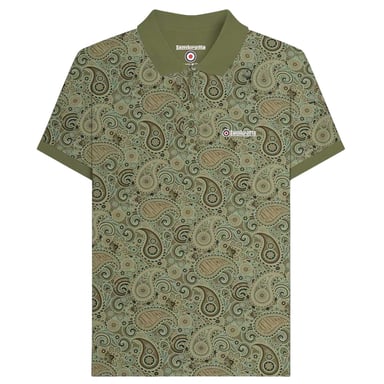 Lambretta - "SS25" Poloshirt Mit Markenzeichen für Herren (Khakigrün)