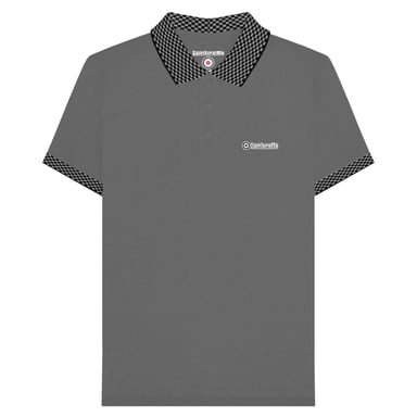 Lambretta - "SS25" Poloshirt für Herren (Stahlgrau)