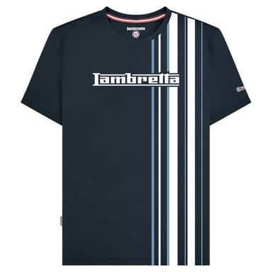 Lambretta - T-Shirt für Herren (Marine/Rauchblau)