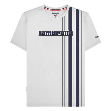 Lambretta - T-Shirt für Herren (Weiß/Marine/Grau)