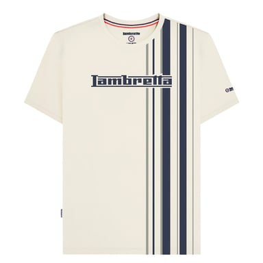Lambretta - T-Shirt für Herren (Silber/Marine)