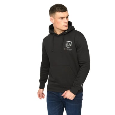 Crosshatch - "Winchamp" Kapuzenpullover für Herren (Schwarz)
