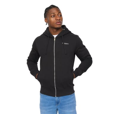 Crosshatch - "Allmoor" Hoodie mit durchgehendem Reißverschluss für Herren (Schwarz)