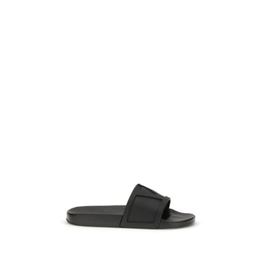 Valentino Garavani schwarze Gummisandalen