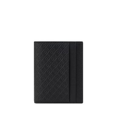 Ferragamo Schwarze Kalbsleder Bos Taurus Geldbörse