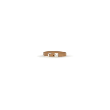 Valentino Garavani Braunes Messingarmband