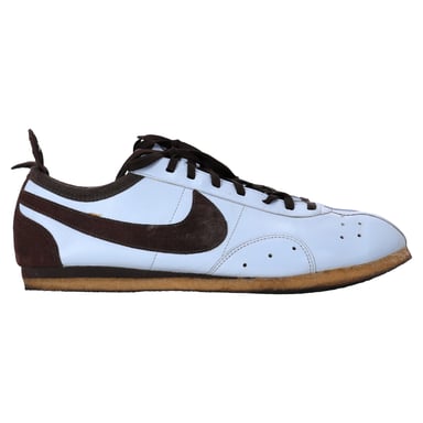 Nike Cortez Sneakers aus weißem Leder und Wildleder