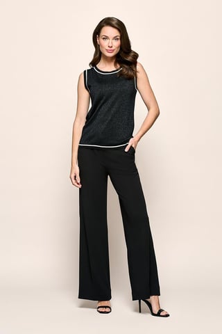 Athena Lurex Top Schwarz
