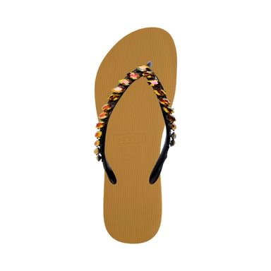 Hellbraune Flip-Flops