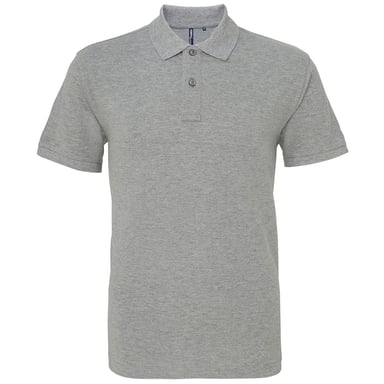 Asquith & Fox - Poloshirt für Herren, meliert, Klassisch (Grau meliert)